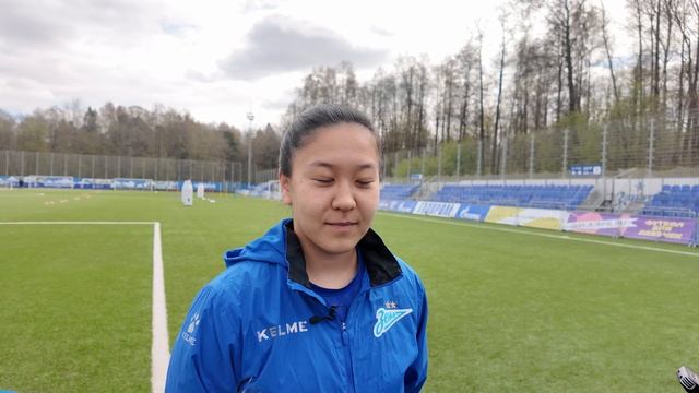 Дарина Ишмухаметова:«Настраиваемся на матч и работаем» #Чемпионы #Зенит #ЗенитРубин #СПБ #Суперлига