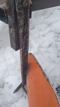 неправильно свареный плуг..всё исправим..косяки.