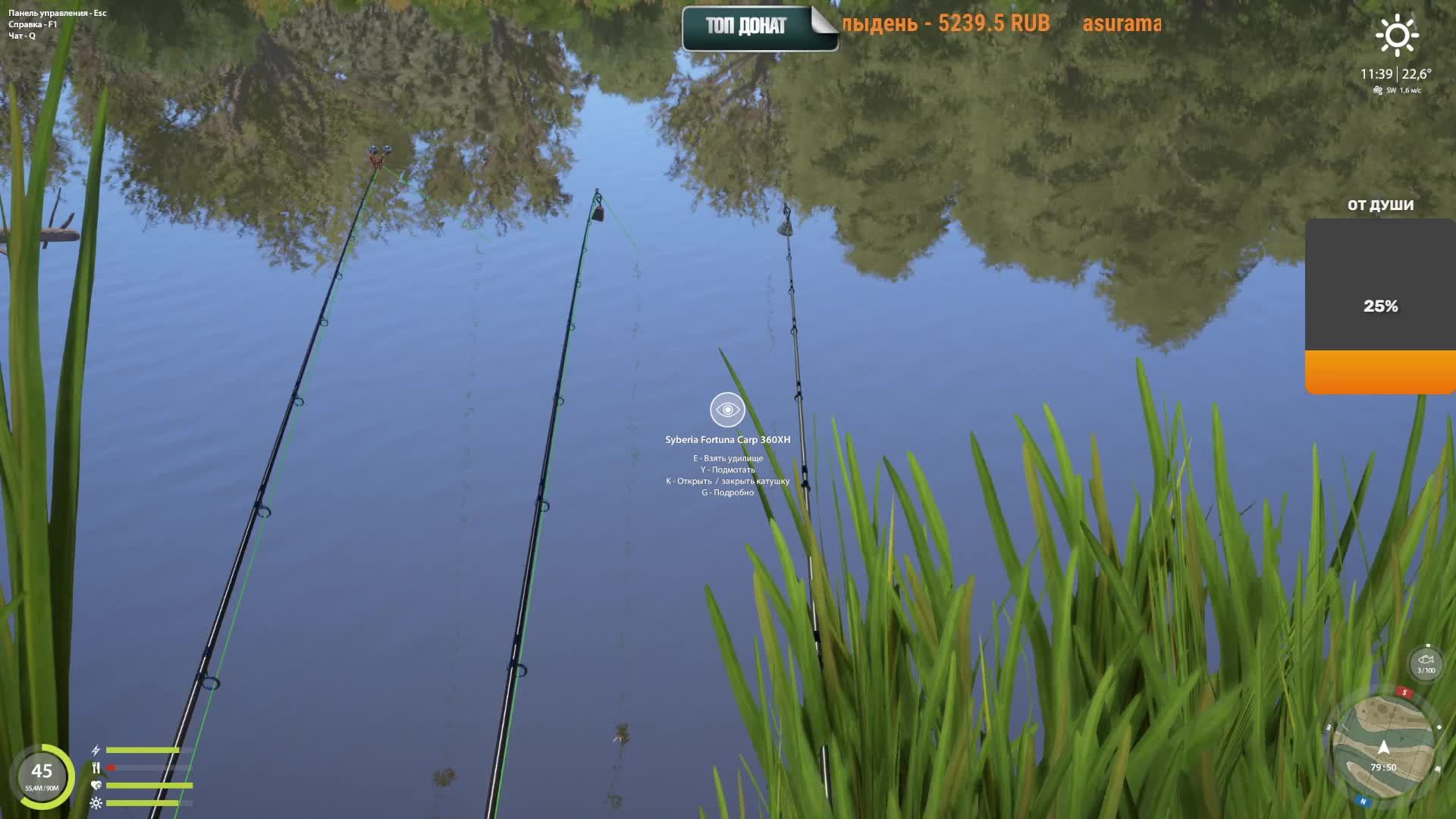 Русская Рыбалка 4 Russian Fishing 4 усач  есть?