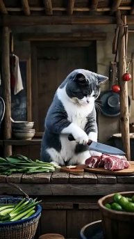 猫大侠五花肉! #cute #cat #cats #ai #cat mastet