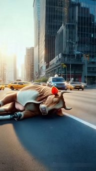 A amazing story of a cow 🐄 and a Monkey 🐒 #ai #aishorts #youtubeshorts #shorts #trendingshorts