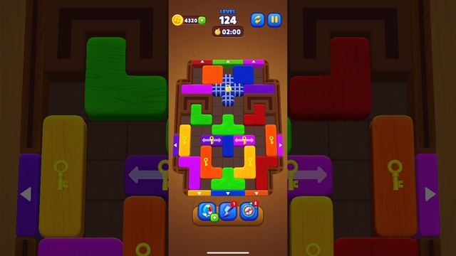 unblock jam puzzle уровень 123 и 124