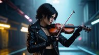 Violin and electric guitar metal music 52