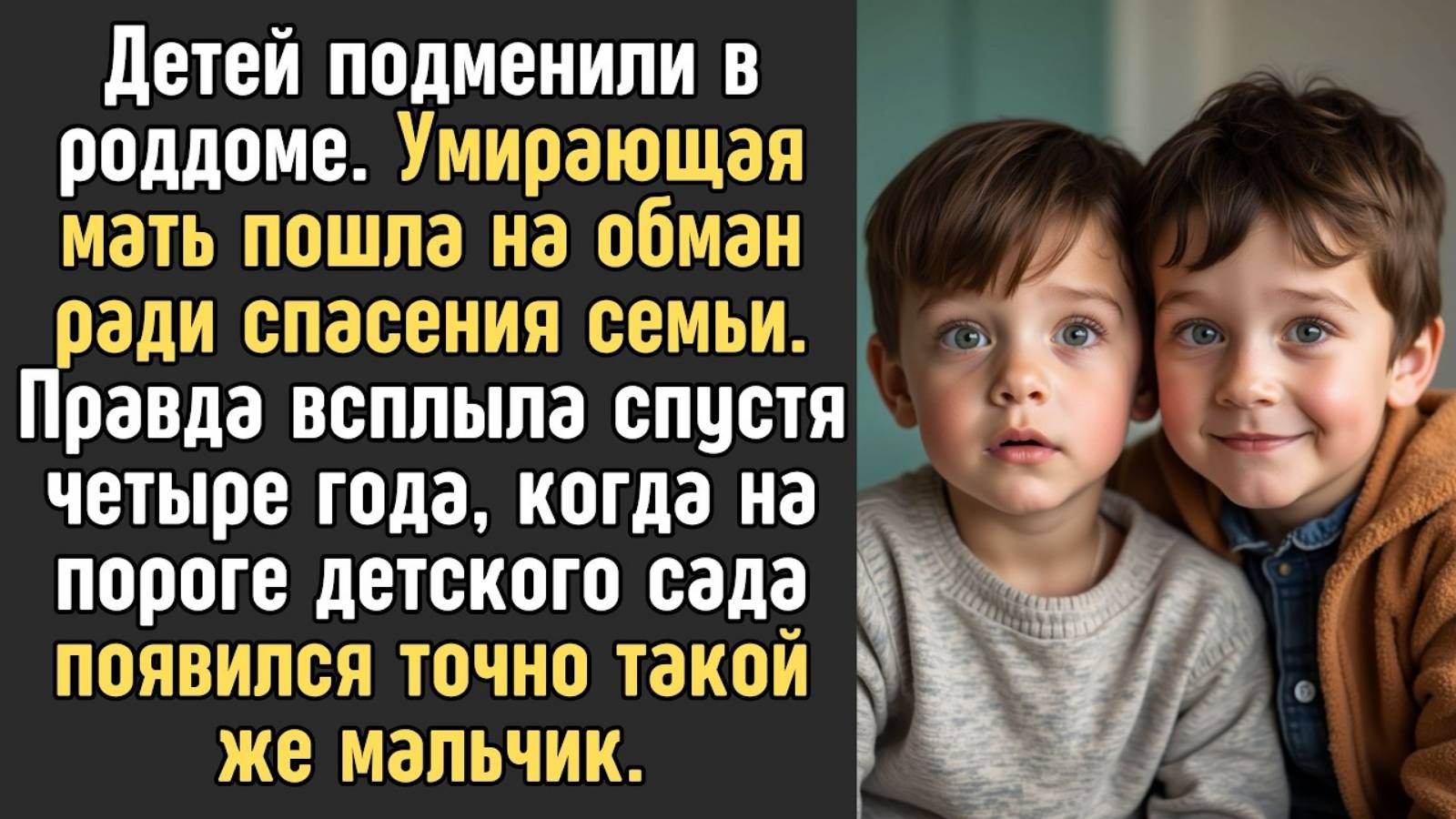 Истории из жизни. Детей подменили в роддоме Жизненные истории, Аудио рассказы слушать