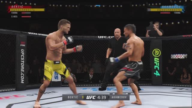 EA SPORTS™ UFC® 4_Bektic vs Akhmedov