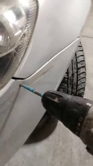 Бывает и так прикручивают бампера👍