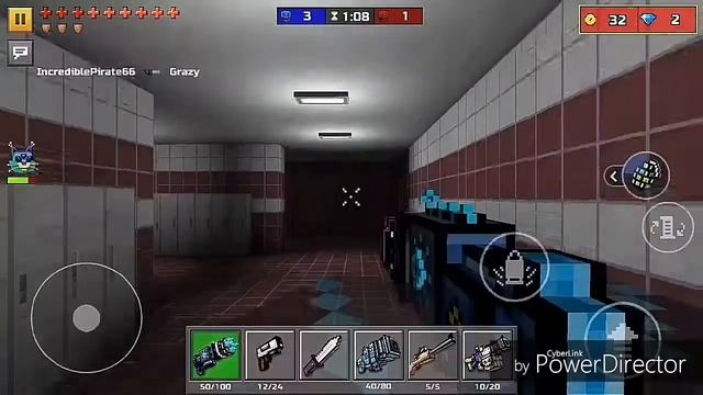Тест пушки "сосулькомет" (pixel gun 3d)