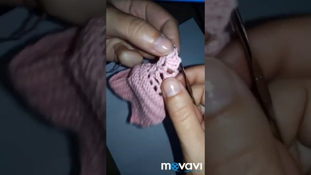 Вязанное платье крючком для куклы беби Борн, часть 2