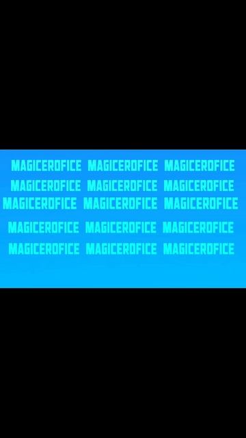 Фон для видео "MAGICEROFICE"