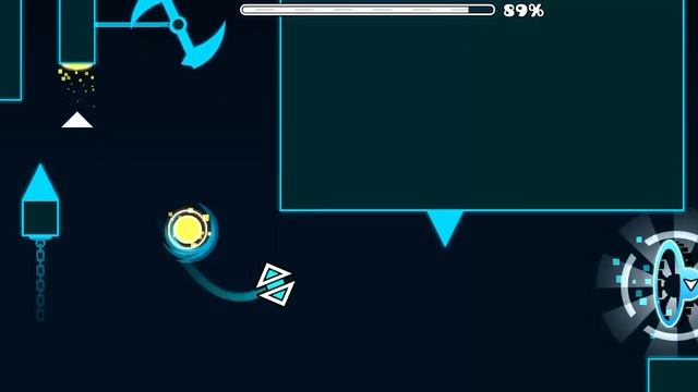 прохожу geometry dash world с первой попытки!