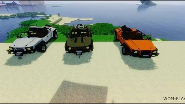 Обзор Мода Flans Taskforce51 Car Pack 1.7.10 - спортивные машины для Minecraft неизвестно