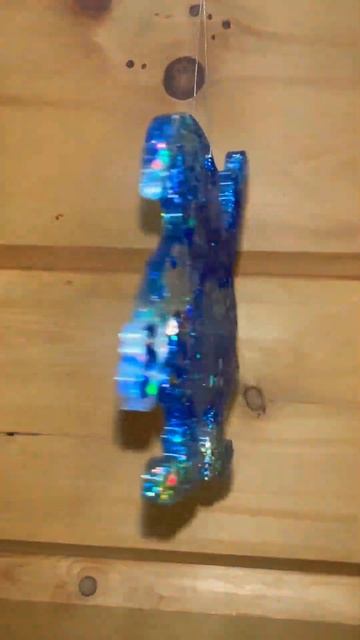 Дед Мороз из эпоксидной смолы, игрушка на елку