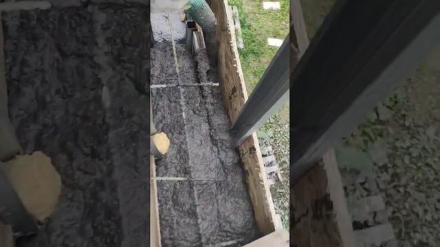 заливка стен до уровня потолка пенополистиролбетоном