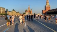 4K.Moscow. Red Square. Sunset.