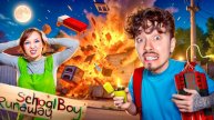 🍿ВЗОРВАЛ ДОМ ЗЛЫХ РОДИТЕЛЕЙ В SCHOOLBOY RUNAWAY В МАЙНКРАФТ!