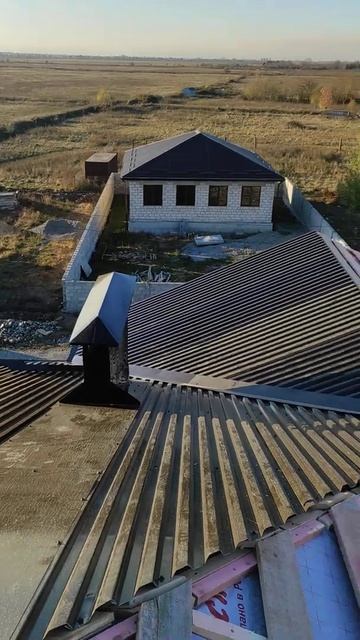 Профнастил на четырехскате