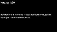 Числа, глава 1