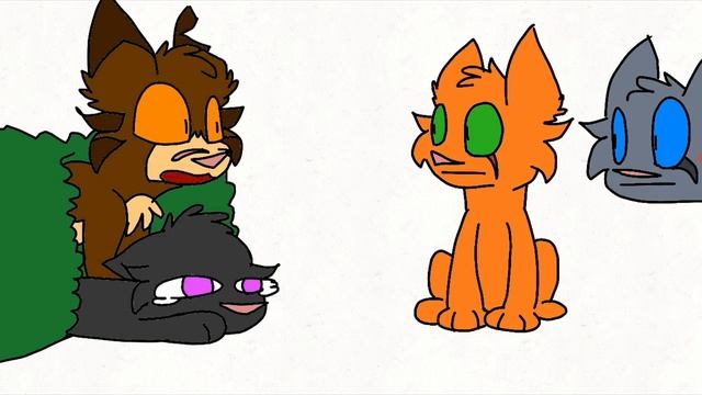 коты воители история влесу огонь драка аяяйголова аяяйшея кленовница перевот коты воители аааааааааа
