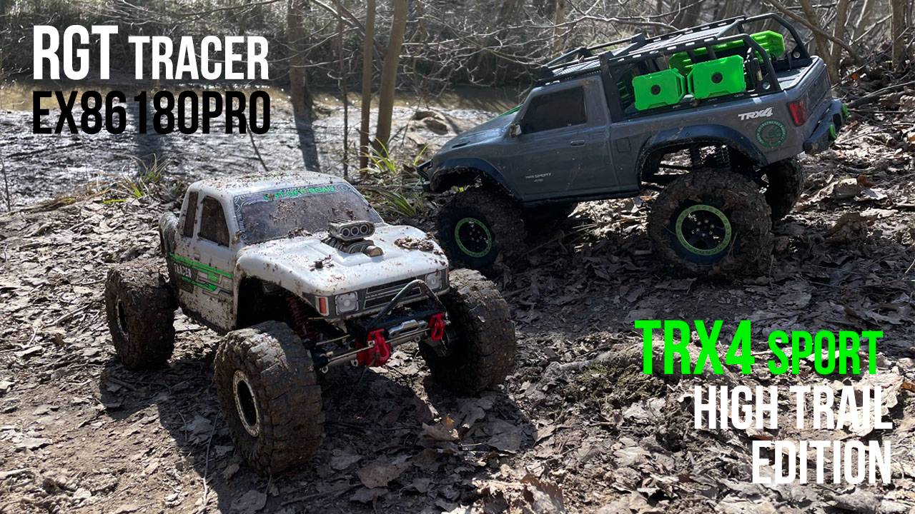 Покатушка TRX-4 Sport High Trail Edition и RGT TRACER EX86180PRO в Битцевском парке