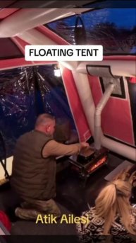 Надувная лодка-палатка