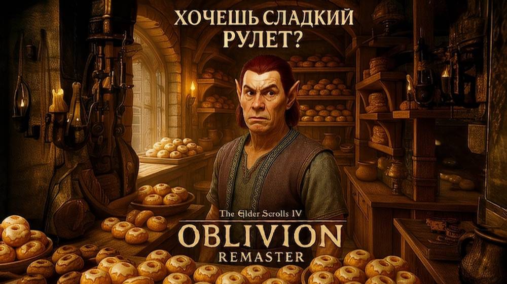 Сладкий рулет в Oblivion Remaster: "Я так хотел, чтобы было сладко..."