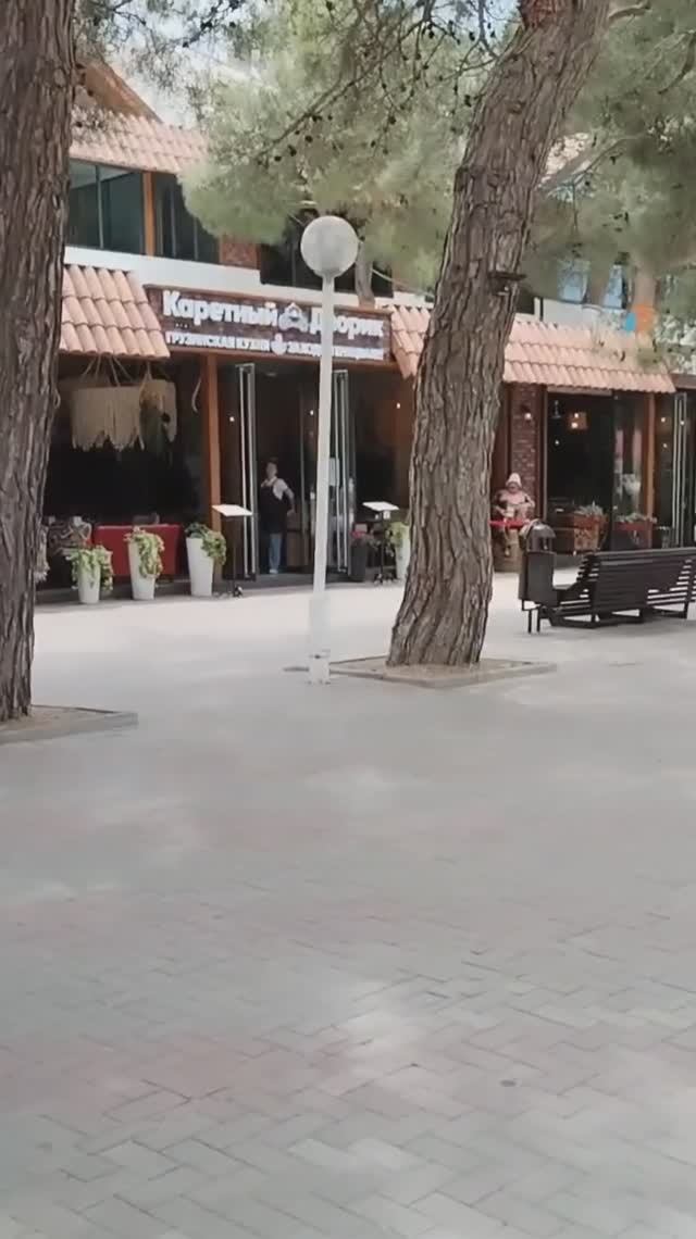 Геленджик, набережная около центрального пляжа.