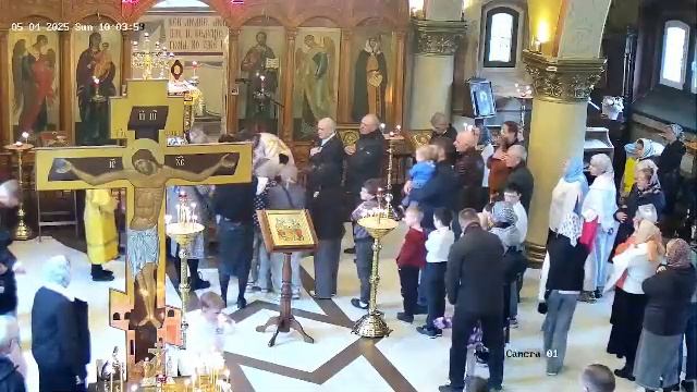 Божественная литургия. 4.05.2025 в 9-00.