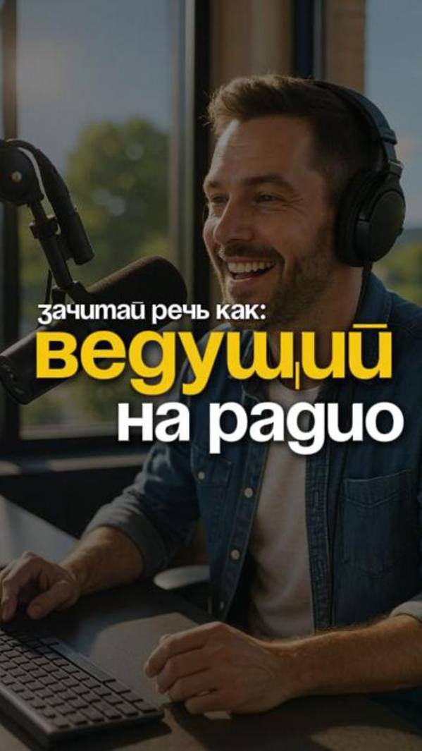 Выступи публично, как диджей на радио