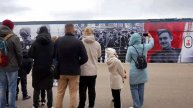 "Поезд Победы" встретили в парке "Патриот"