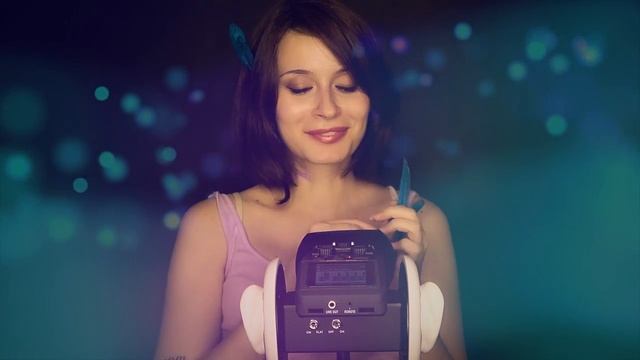 Fairy ASMR. Тихий голос, движения рук, звуки рта, пёрышки по ушкам.