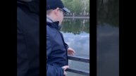 рыбалка в амбулаторном пруду возле районного центра место встречи Баку на улице Усиевича 12/14
