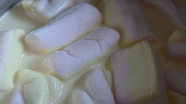 Сливочное желе с маршмеллоу