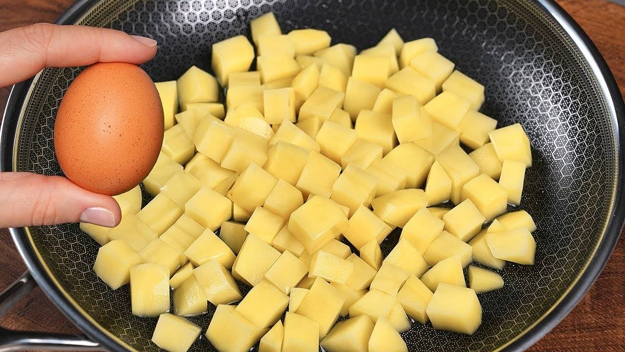 СРОЧНО приготовьте так картошку! Завтрак за 15 минут! Очень вкусно, просто и быстро.