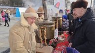 Празднование Масленицы на Северном речном вокзале
