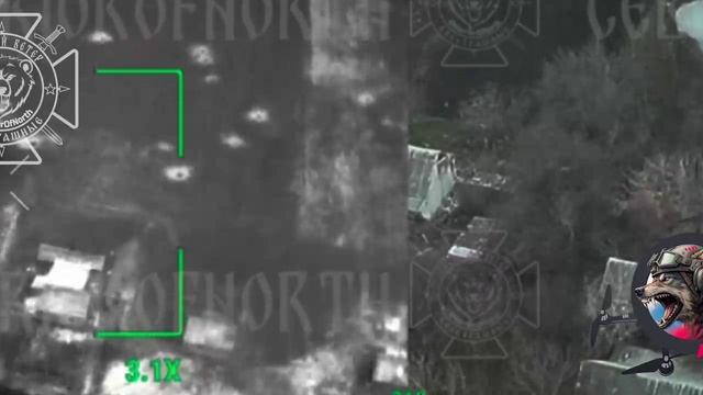 💥Бои на Сумском направлении: наш оператор БпЛА поражает скопление живой силы противника !!!