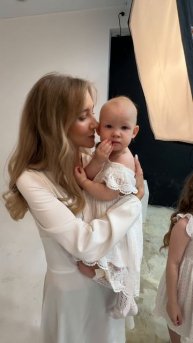 Мама Ольга и грудничок Елизавета
Наша атмосфера сьемок «Мама и грудничок»