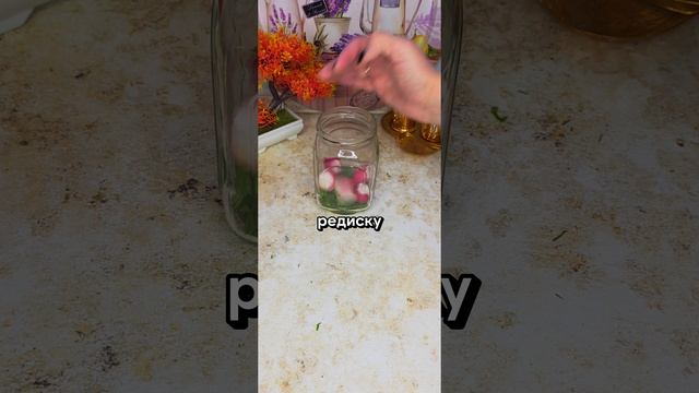 Маринованная редиска в соевом соусе