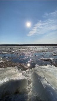 Лед тронулся на Амге