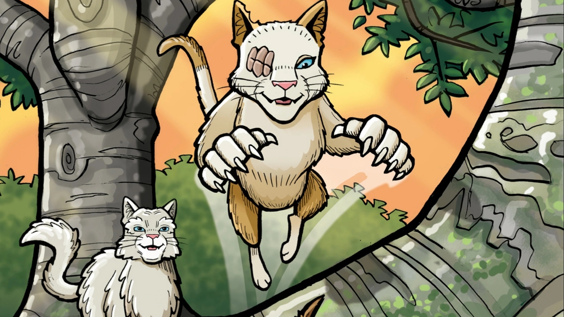 Комикс "Вор в грозовом племени". 3 глава. коты воители. //Огния КВ//