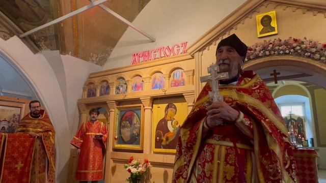 Проповедь прот. Александра и многолетие отцу Павлу - 3 года со дня иерейской хиротонии