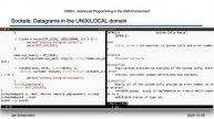 UNIX24_9_2 Advanced Programming in the UNIX Environment_ Week 09, Segment 2 - socket(2)s LOCAL