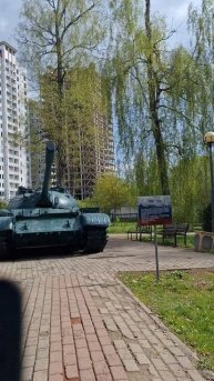 Танки в городе. Т-55А