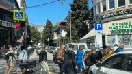 Ялта. Ул.Гоголя, Боткинская до развилки на Маршака ул. 18.04.2025. Крым. Crimea. Yalta.