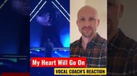 My heart will go on (Celine Dion) Johnny Manuel реакция коуча по вокалу