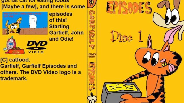 Garfielf Disc 1 DVD Cover