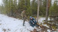 Дождь, прогулка с женой. проверка фотоловушек,волки медведи страшно.Урал сила тайги.