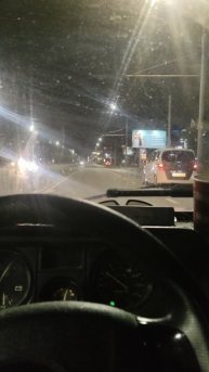 Едем с Гансиком на новое место жительства.