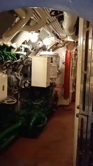 Подводная лодка С-56 вид изнутри