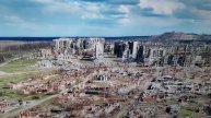 Вид с дрона на Дзержинск.