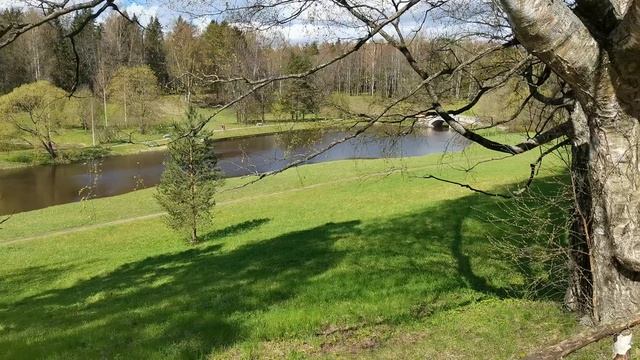 Павловский парк. Долина реки Славянки.